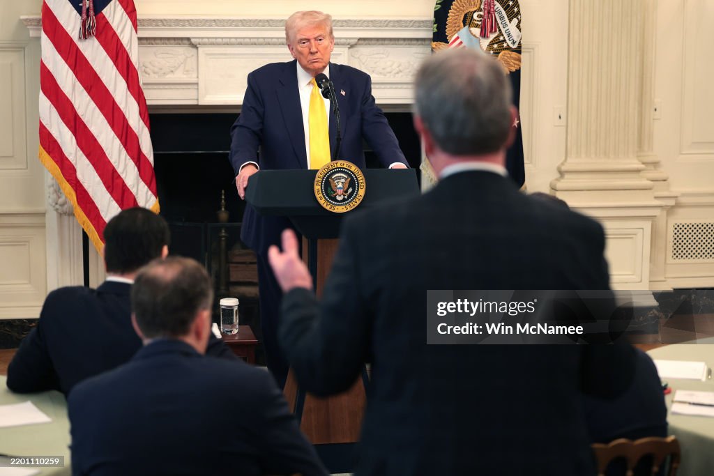 President Trump Meets With Governors At The White House