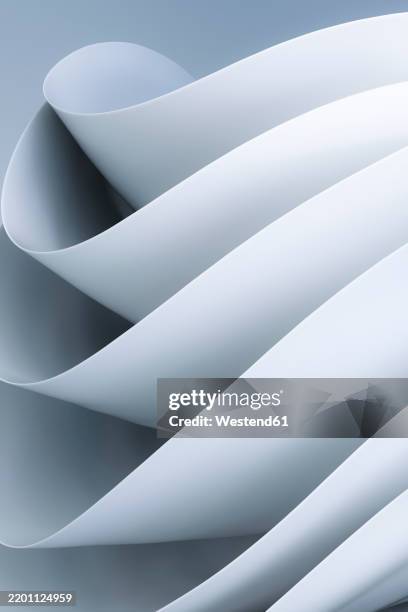 3d render of white colored wavy cloth - abstract background white soft stock illustrations
