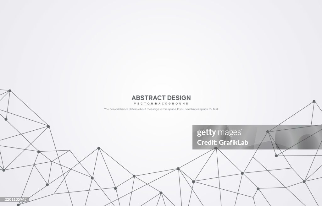 Abstract Network Background Design Abstract Network Design With Minimal Background High-Res Vector Graphic ...