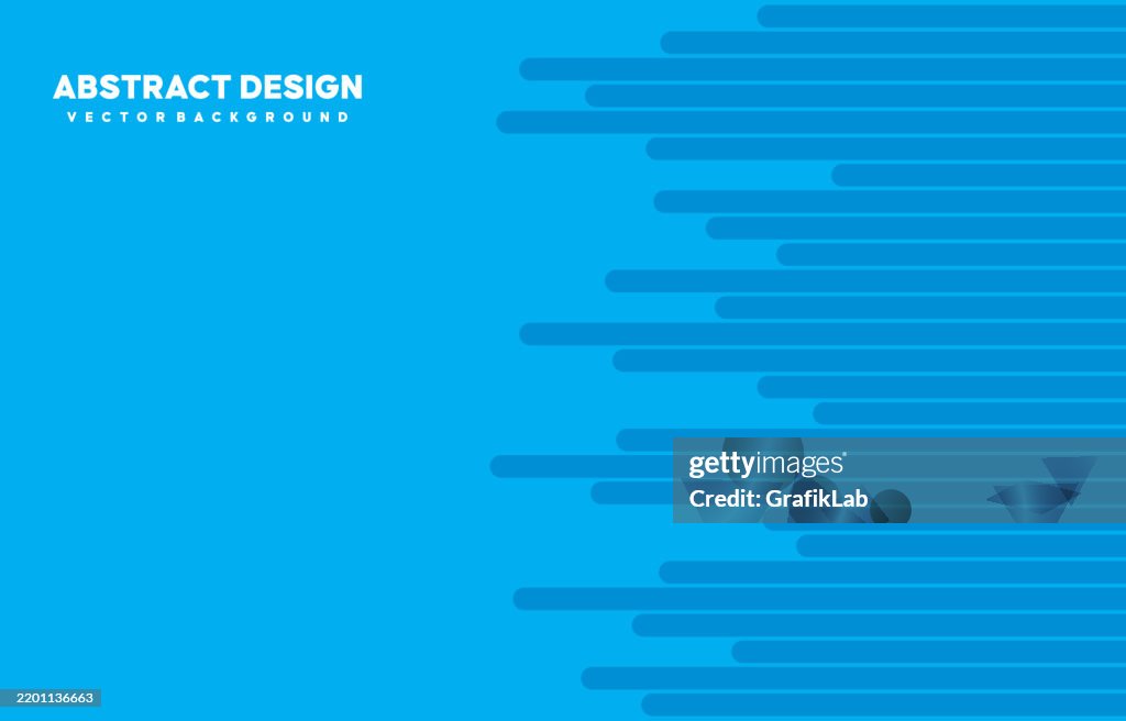 Blue Abstract Linear Background