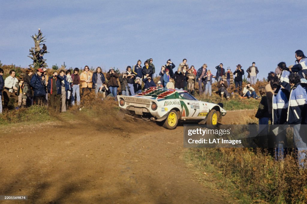 Ac Rally Sandro Munari / Silvio Maiga, Lancia Stratos HF during the RAC Rally ...