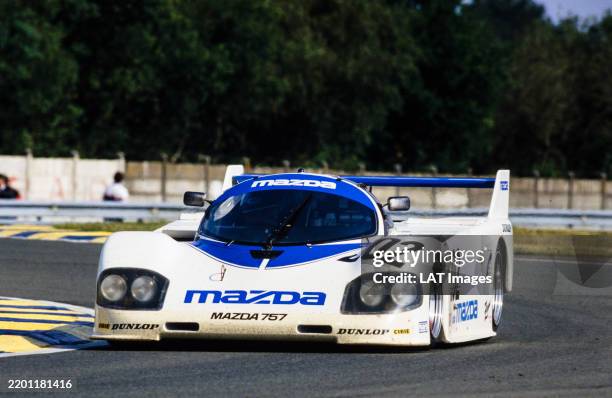 David Kennedy / Pierre Dieudonné / Mark Galvin, Mazda-Speed Co Ltd., Mazda 757 during the 24 Hours of Le Mans at Circuit de la Sarthe on June 14,...