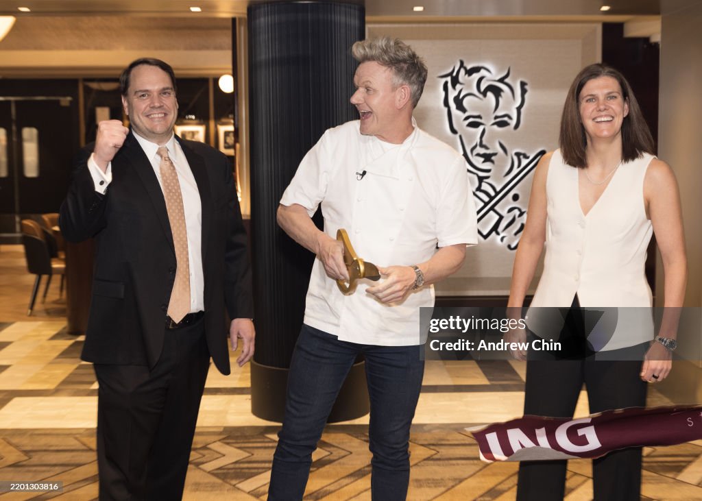 Gordon Ramsay Ceo CEO, Great Canadian Entertainment, Matt Anfinson, Chef Gordon Ramsay ...