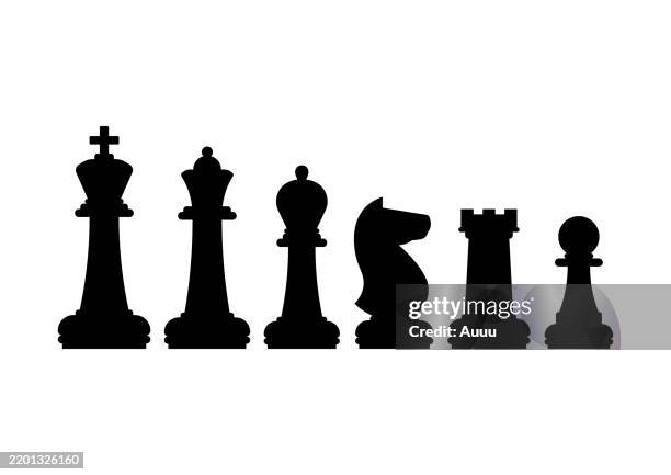chess pieces - queen-chess-piece-clip-art stock illustrations
