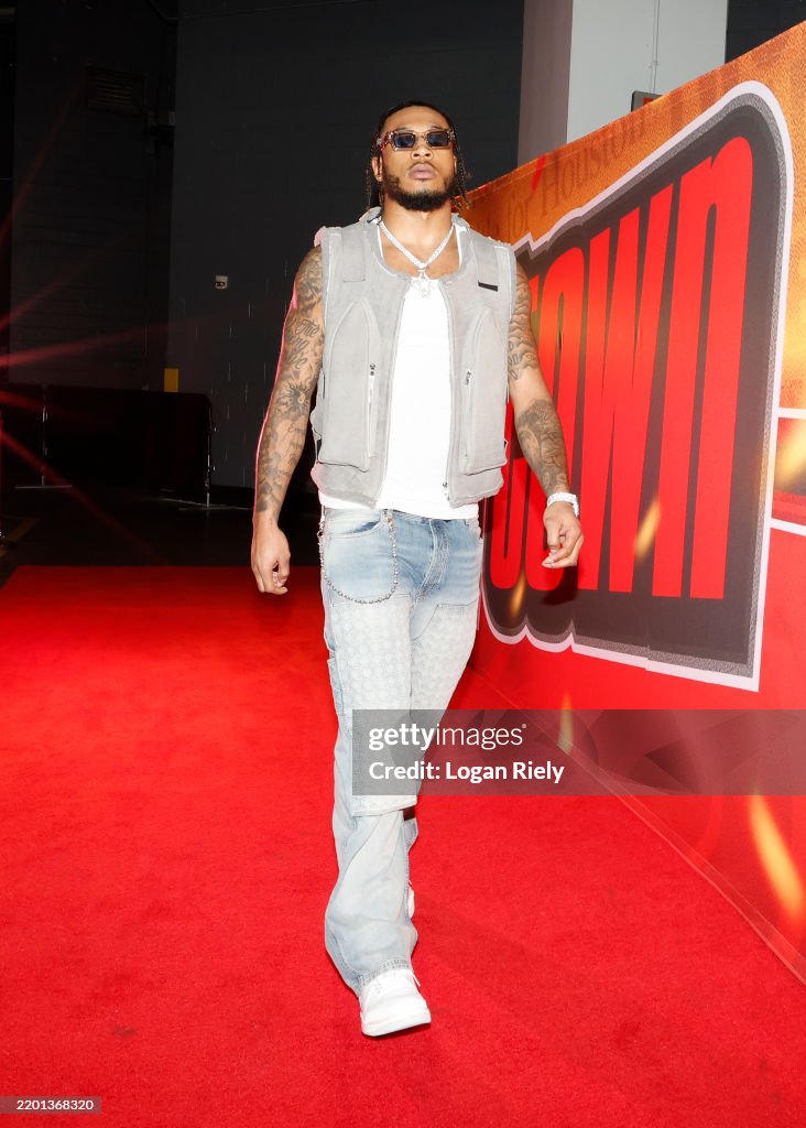 Cam Hodges Rockets Cam Whitmore of the Houston Rockets arrives to the arena before the ...