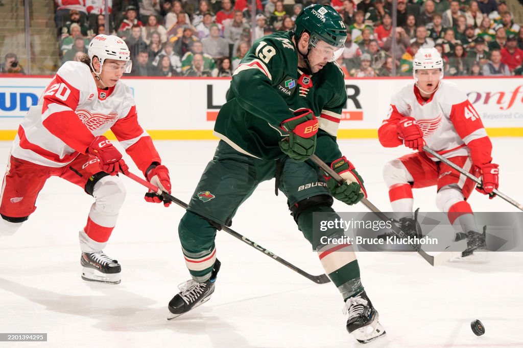 Detroit Red Wings v Minnesota Wild