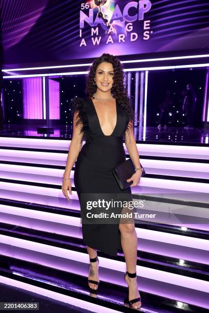 Rama Montakhabi attends the 56th NAACP Image Awards at Pasadena Civic Auditorium on February 22, 2025 in Pasadena, California.