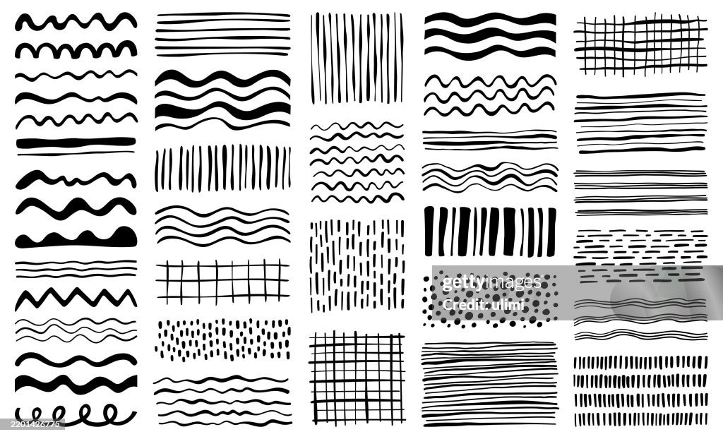 Hand drawn design elements