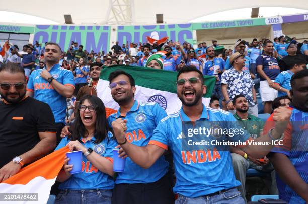 Pakistan Rjb Spectators react in the crowd during the ICC Champions Trophy 2025 ...