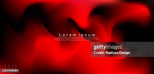 blurred gradient red abstract background design. - red black gradient background stock illustrations