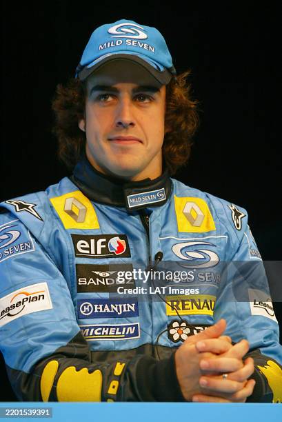 Renault F1 team Launch, Grimaldi Forum, Monaco. 1st Febuary 2005. Renault F1 team - 2005 Launch.