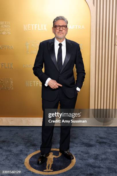 Sergio Castellitto attends the 31st Annual Screen Actors Guild Awards at Shrine Auditorium and Expo Hall on February 23, 2025 in Los Angeles,...
