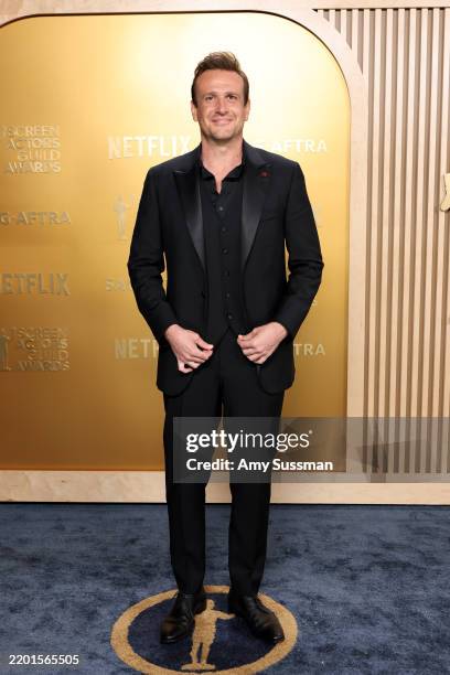 Jason Segel attends the 31st Annual Screen Actors Guild Awards at Shrine Auditorium and Expo Hall on February 23, 2025 in Los Angeles, California.