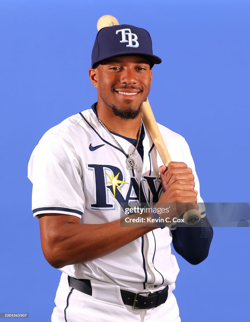 Simpson Rays Baseball Player Chandler Simpson of the Tampa Bay Rays poses for a portrait during ...