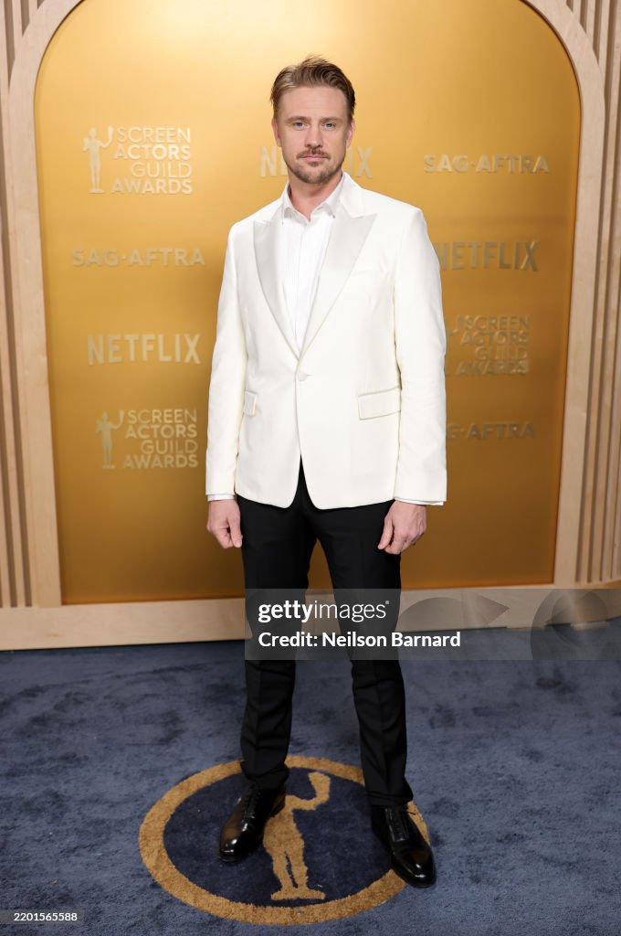 Boyd Actor Boyd Holbrook attends the 31st Annual Screen Actors Guild Awards at ...