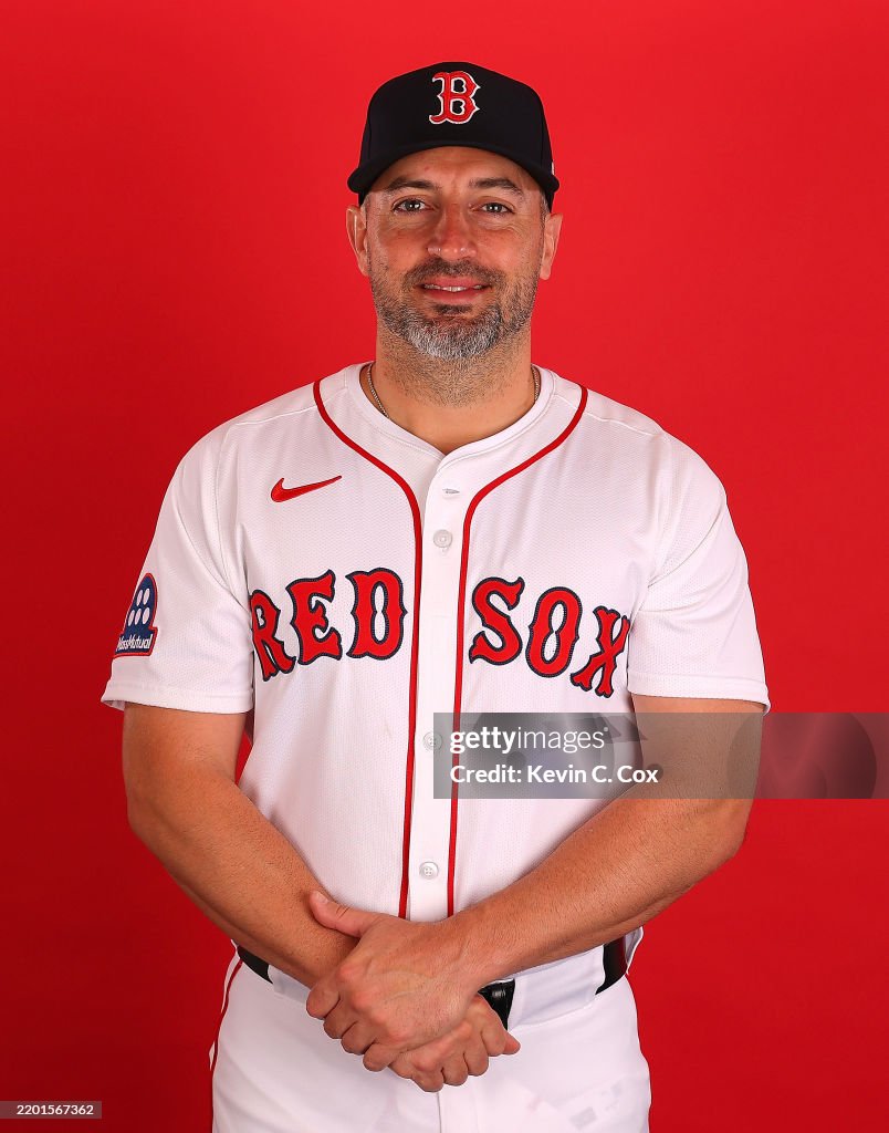 Fatse Peter Fatse of the Boston Red Sox poses for a portrait during photo ...