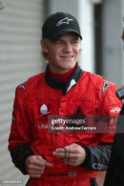 British Formula Three Silverstone, England 8-9 October 2005. James Jakes, Performance portrait.