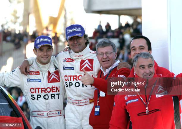 World Rally Championship, Round 8 Rally Argentina. 15th-18th July 2004 Carlos Sainz, Citreon, Podium