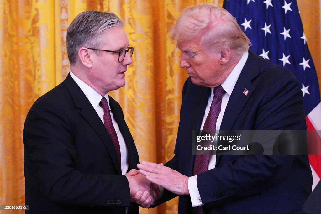 UK Prime Minister Meets With President Trump In Washington