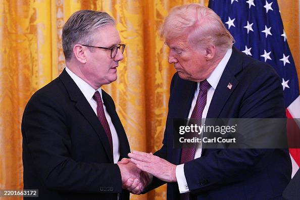 UK Prime Minister Meets With President Trump In Washington UK Prime Minister Meets With President Trump In Washington
