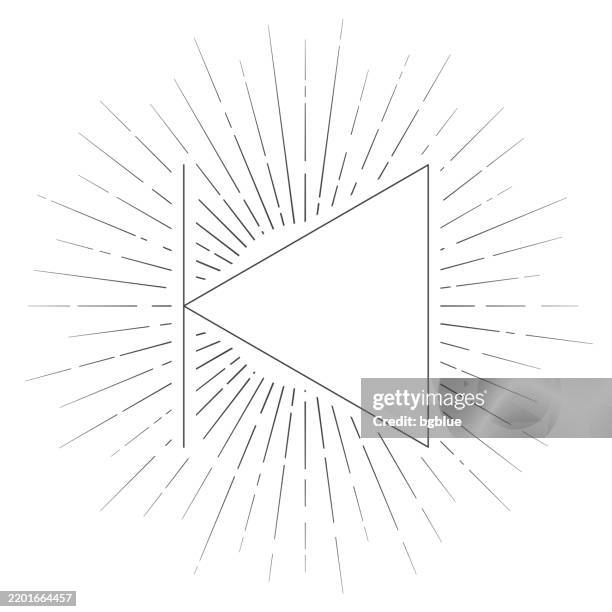 previous. line icon with sunbursts on white background - retro computer keyboard stock illustrations