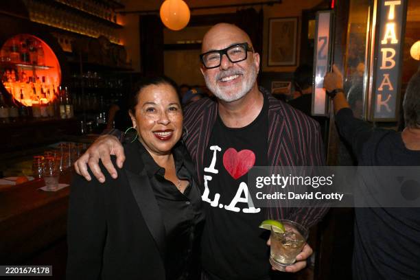 Roberta Munroe and P. David Ebersole at Slamdance Presents The World Premiere Of The Documentary Film, "Coroner To The Stars" at Panasonic Lumix...