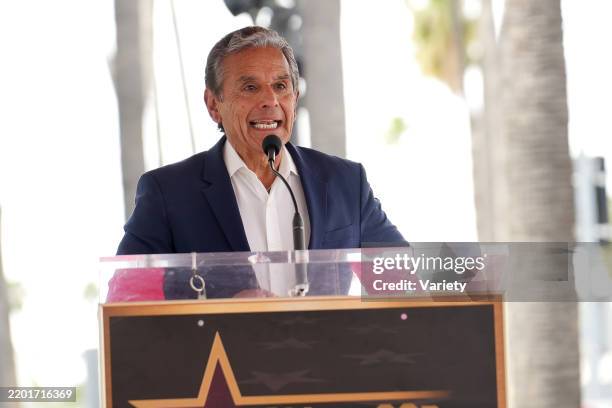 Antonio Villaraigosa at the Ceremony honoring Lili Estefan and Raúl De Molina with a Star On The Hollywood Walk Of Fame on February 27, 2025 in Los...