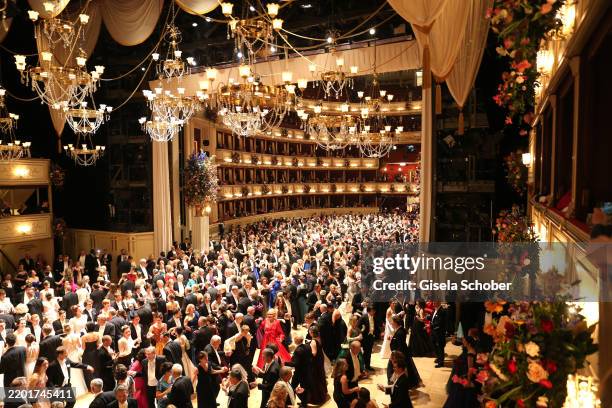 General view during the 67th Vienna Opera Ball at Vienna State Opera on February 27, 2025 in Vienna, Austria.