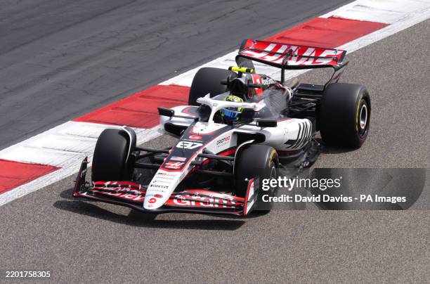 Haas's Oliver Bearman during day three of pre-season testing at the Bahrain International Circuit, Sakhir. Picture date: Friday February 28, 2025.