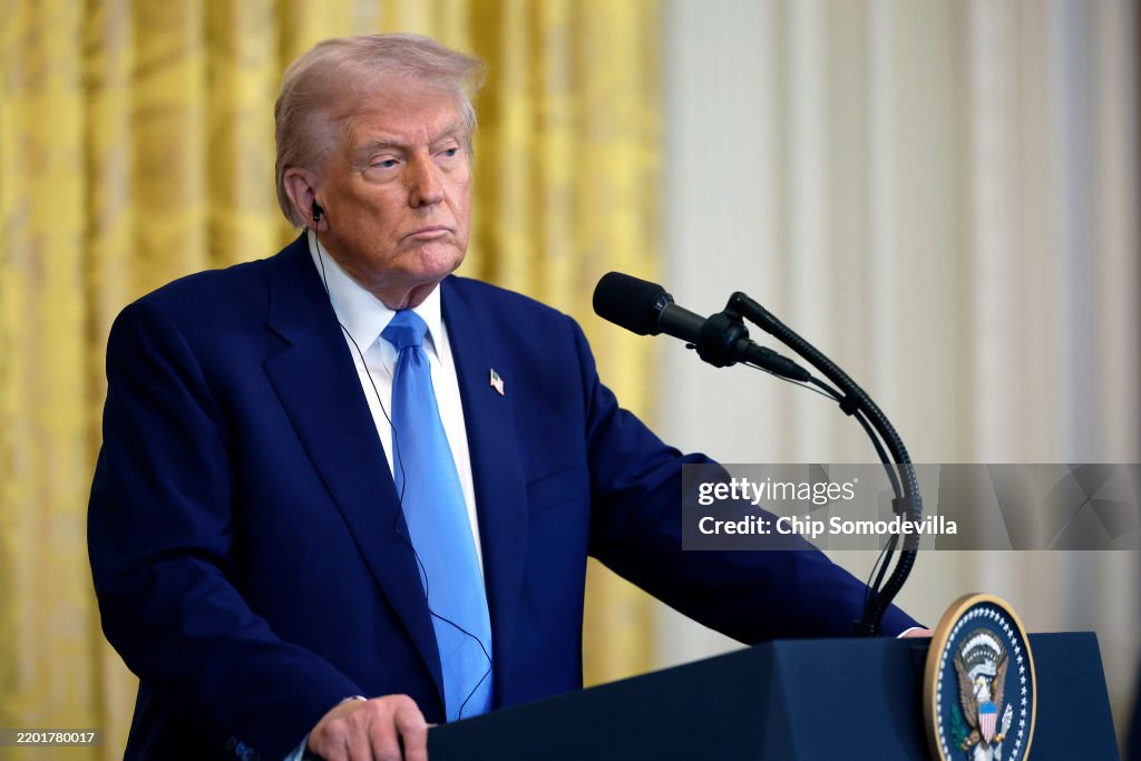 French President Emmanuel Macron Visits The White House