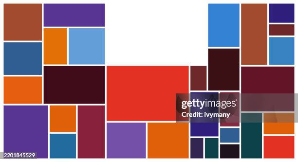 Abstract Colors Rectangle Shape Photos Frame Banner Template Collage ...