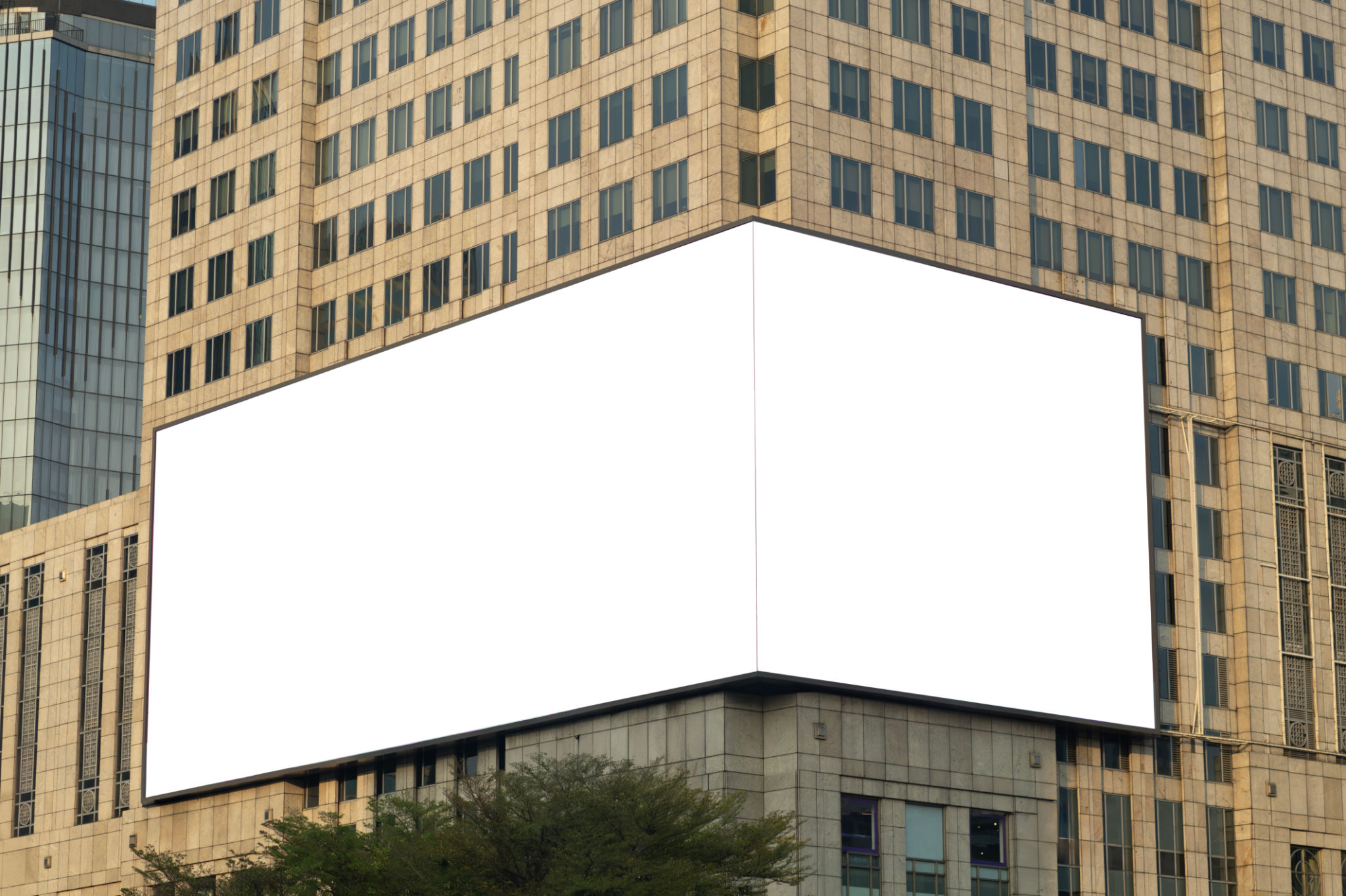 city street billboard