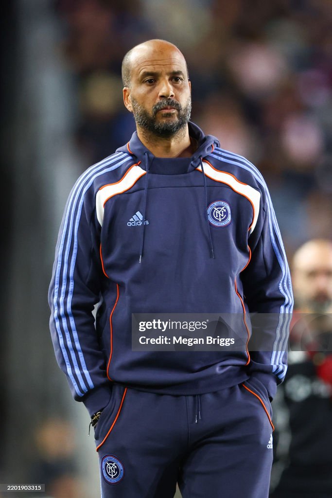 Fc Pascal Head coach Pascal Jansen of New York City looks on during the first ...