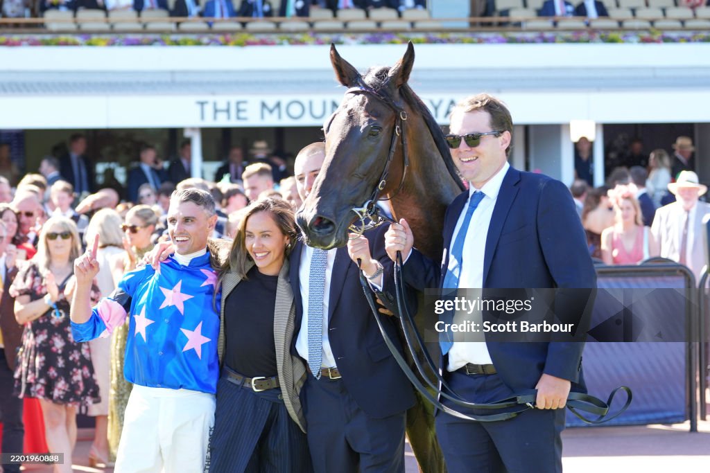 Dominic Sutton Billy Egan and Dominic Sutton after Feroce won the Howden Australian ...