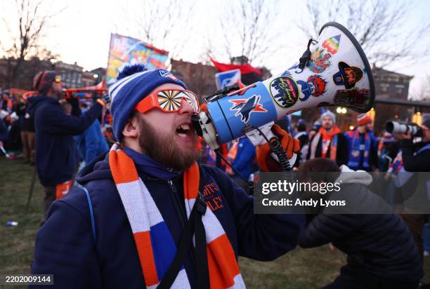 Fans of FC Cincinnati before the game against the New York Red Bulls during the MLS match between FC Cincinnati and New York Red Bulls at TQL Stadium...