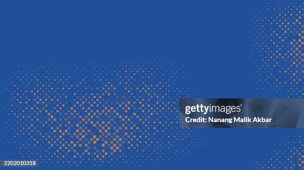 colorful halftone gradient pattern seamless background - circles morphing stock illustrations