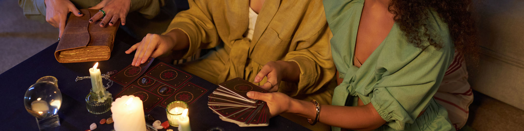 diverse tarot decks