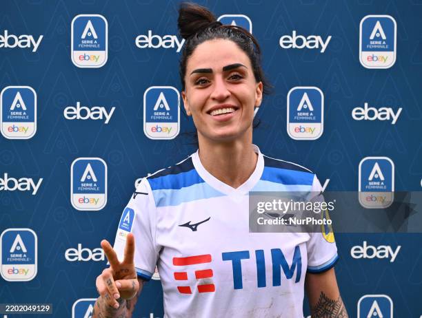 Martina Piemonte of S.S. Lazio is the Player of the Match during the Serie A Femminile eBay Championship, Relegation Round Group between S.S. Lazio...