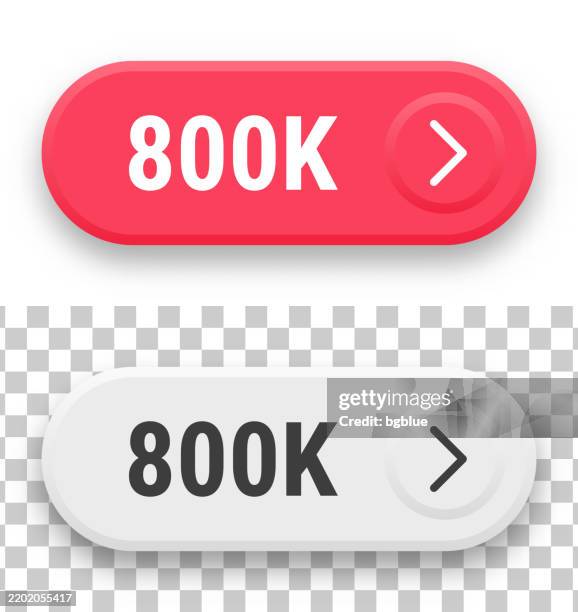 Digital Click Button 800k 3d Click Web Buttons On Blank Background High-Res Vector Graphic ...