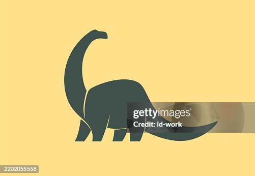 Brontosaurus dinosaur icons Brontosaurus dinosaur icons
