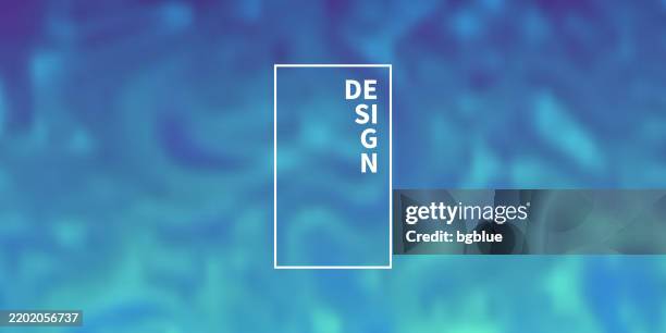 blue abstract background with blurred fluid shapes - dark marble texture stock illustrations