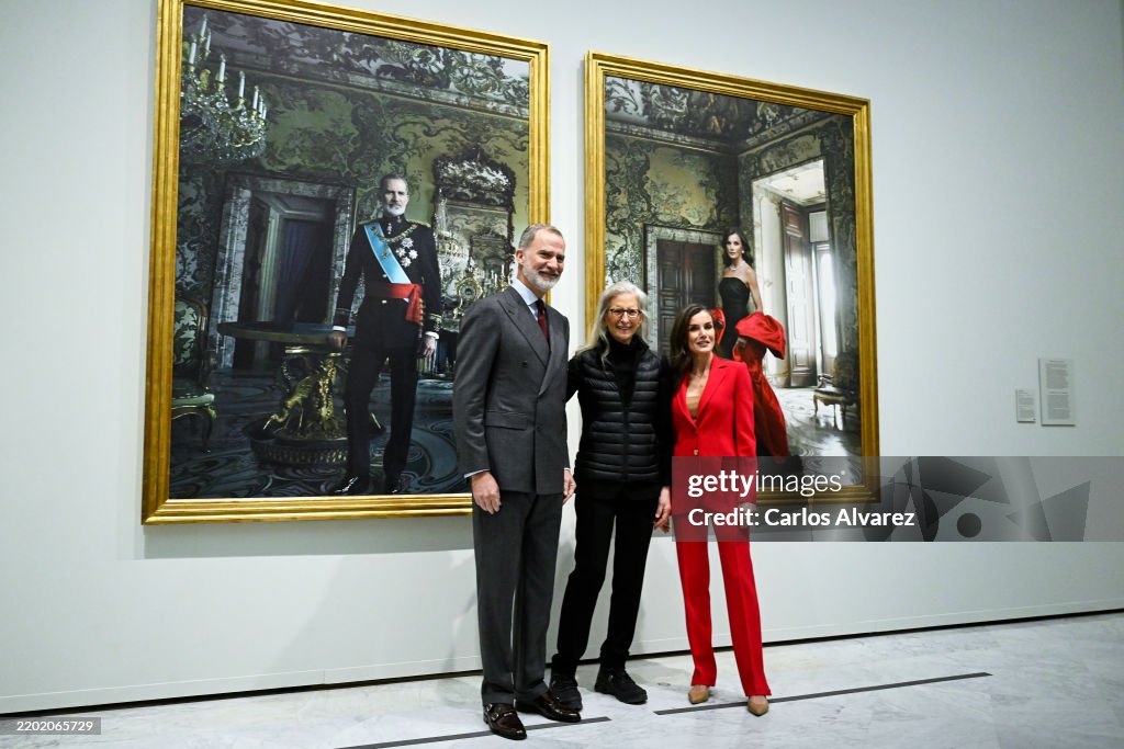 Spanish Royals Attend Annie Leibovitz's Portraits Presentation At "The Tyranny Of Cronos" Exhibition