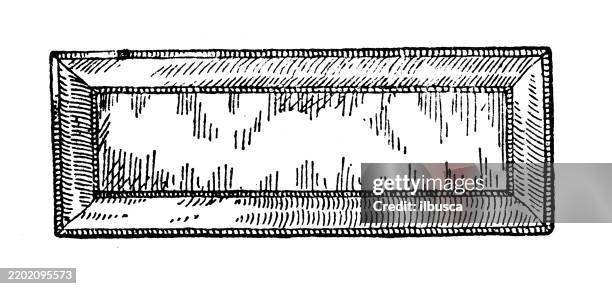 shoulder straps, line officers, us army: second lieutenant - strap stock illustrations