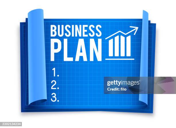business plan idea blueprint brainstorming imagination process list modern design element - engineering-design-process-diagram stock illustrations