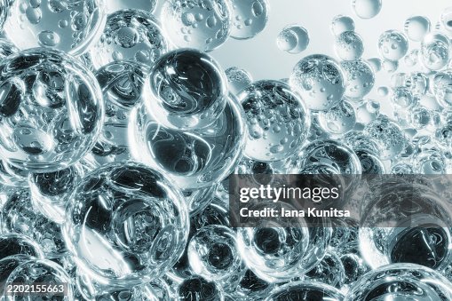 Blue molecules, water drops. 3D liquid bubbles pattern. Beauty background. Healthcare and medicine. Close-up. Design element. Blue molecules, water drops. 3D liquid bubbles pattern. Beauty background. Healthcare and medicine. Close-up. Design element.