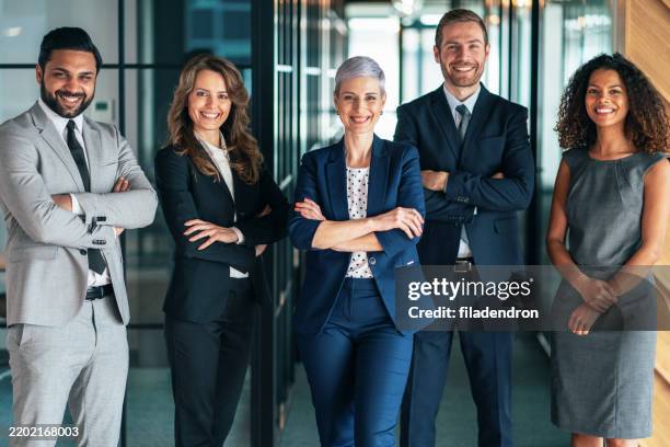 professional business team in a modern office - leader stock pictures, royalty-free photos & images