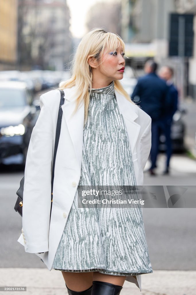 Street Style - Day 2 - Milan Fashion Week - Womenswear Fall/Winter 2025/2026