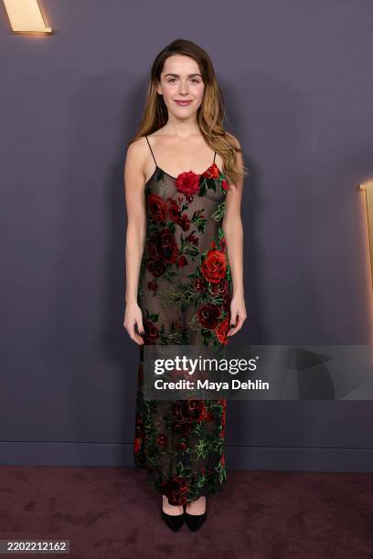 Kiernan Shipka attends Vanity Fair and Instagram's Vanities: A Night For Young Hollywood Party at Bar Marmont on February 26, 2025 in Los Angeles,...