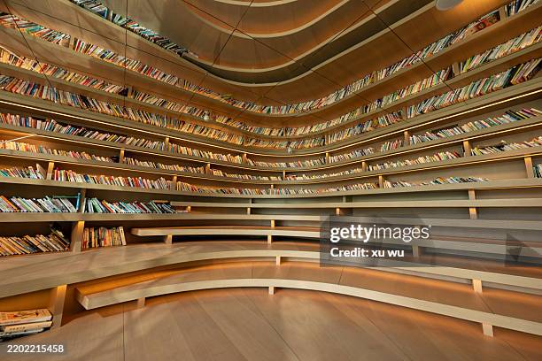 Library. Design Curved Rows 77 Curved Library Shelves Stock Photos, High-Res Pictures, and Images ...
