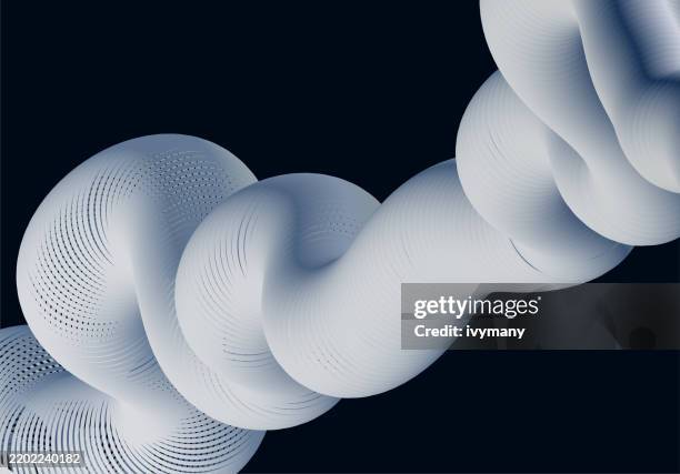 abstrac blend fluidity gradient movement tube concepts background - twisted stock illustrations